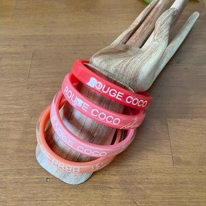 Chanel Rouge Coco Shine Bangles